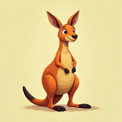 A Kangaroo used for avatar