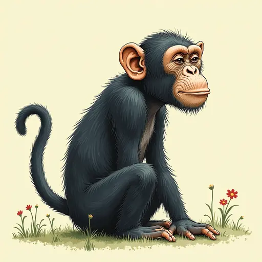 A Chimpanzee used for avatar