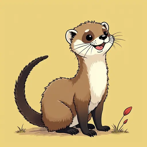 A Ferret used for avatar