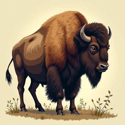 A Bison used for avatar