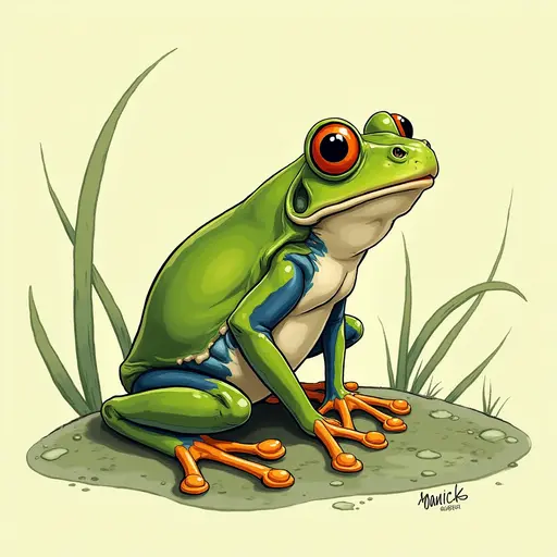 A Frog used for avatar