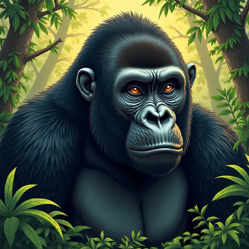 A Gorilla used for avatar