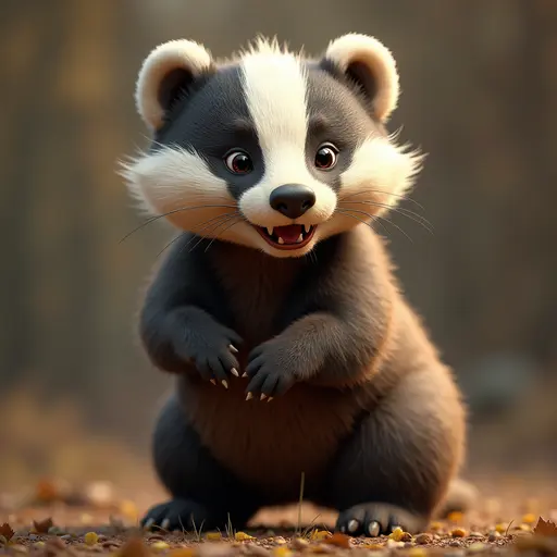 A Mischievous Badger