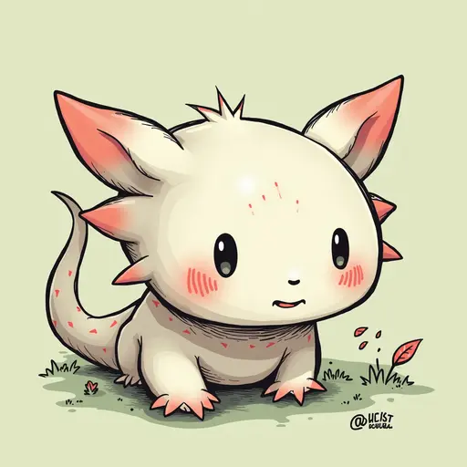 A Axolotl used for avatar