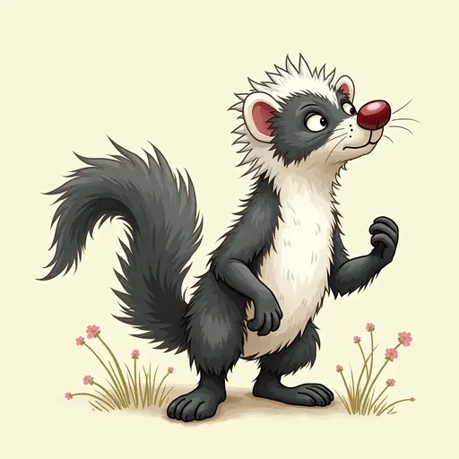 A Skunk used for avatar