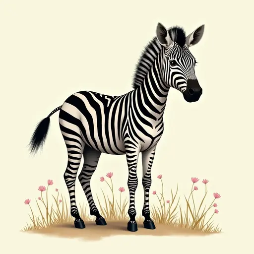 A Zebra used for avatar