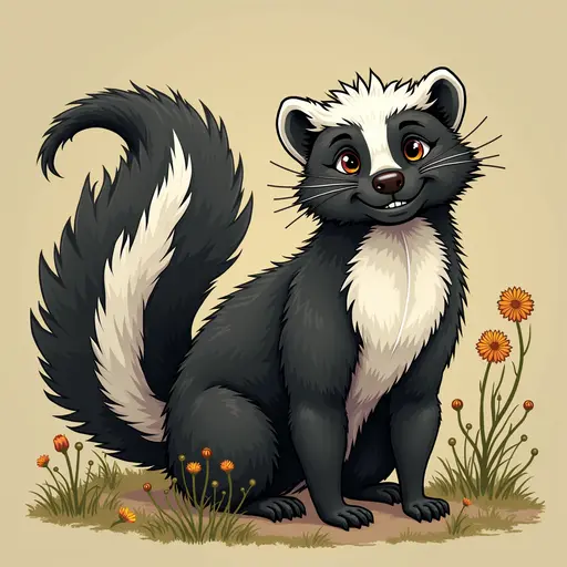 A Skunk used for avatar