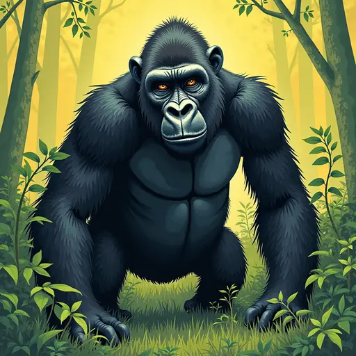 A Gorilla used for avatar