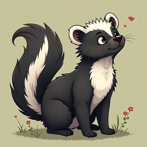 A Skunk used for avatar