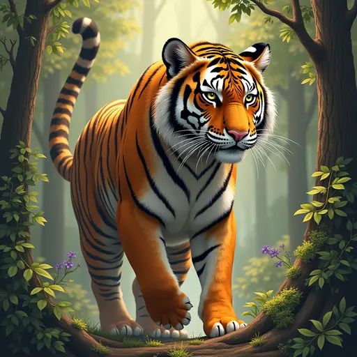 A Tiger used for avatar