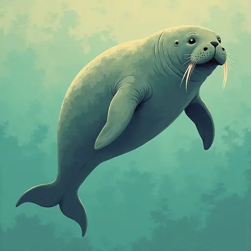 A Manatee used for avatar