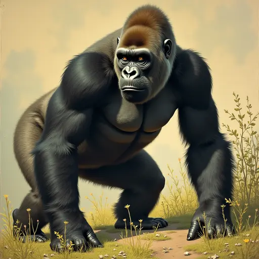 A Gorilla used for avatar