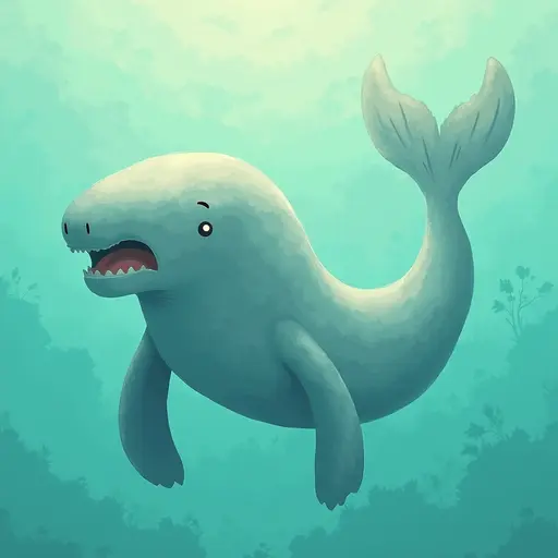 A Dugong used for avatar