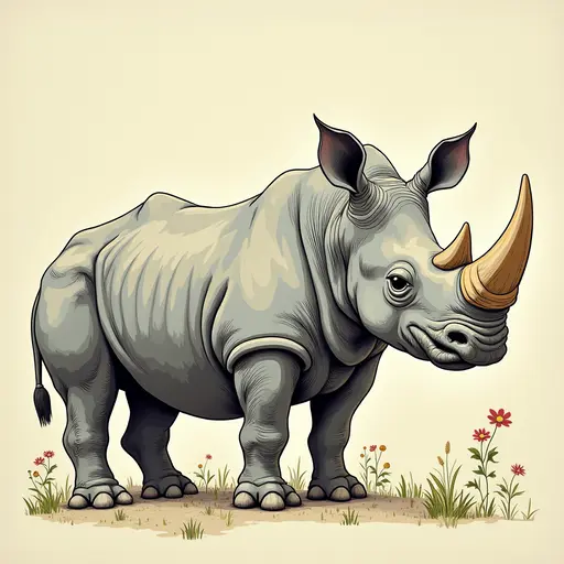 A Rhinoceros used for avatar