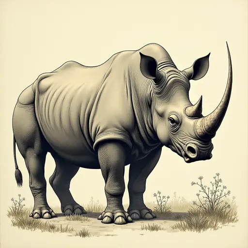 A Rhinoceros used for avatar