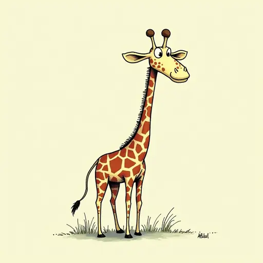 A Giraffe used for avatar