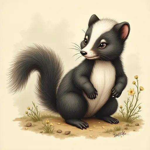 A Skunk used for avatar