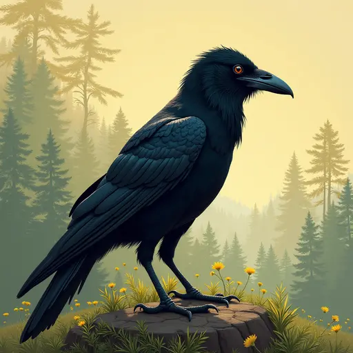 A Crow used for avatar