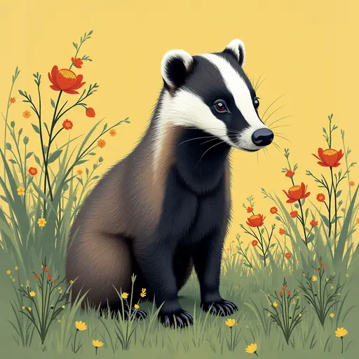 A Badger used for avatar