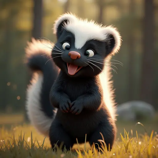 A Mischievous Skunk