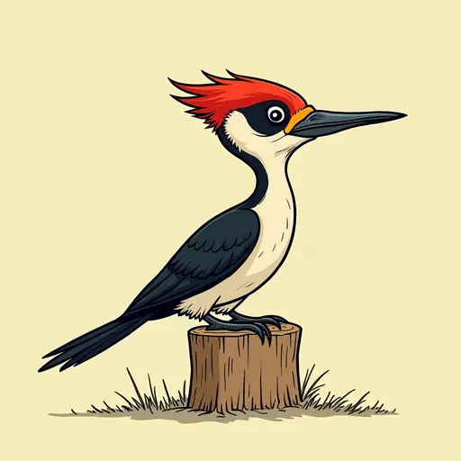 A Woodpecker used for avatar