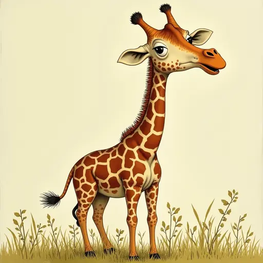 A Giraffe used for avatar