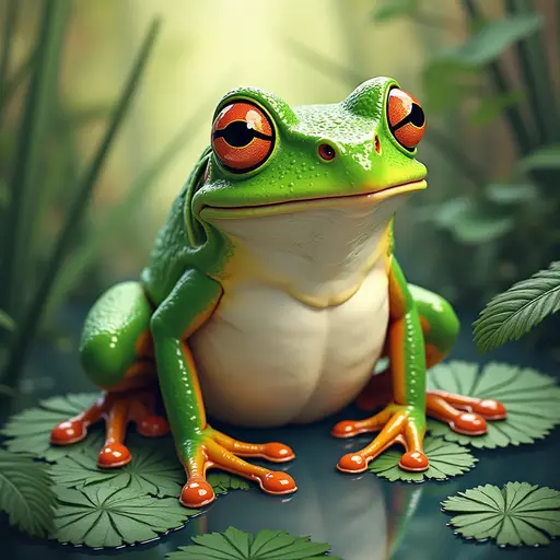 A Frog used for avatar