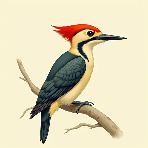 A Woodpecker used for avatar