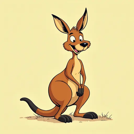 A Kangaroo used for avatar