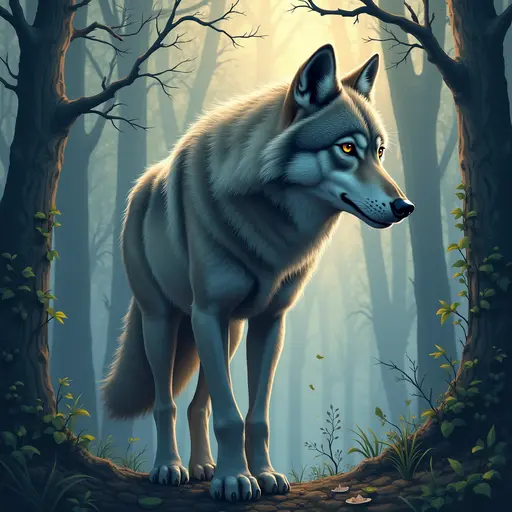 A Wolf used for avatar