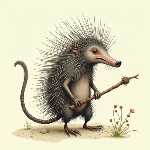 A Porcupine used for avatar