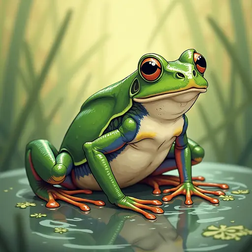 A Frog used for avatar