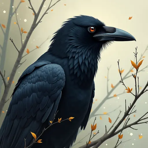 A Raven used for avatar