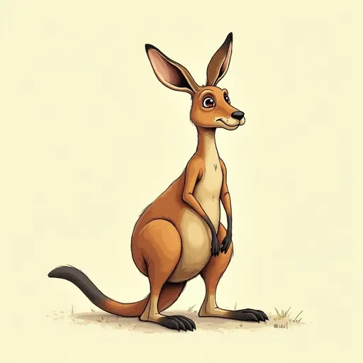 A Kangaroo used for avatar