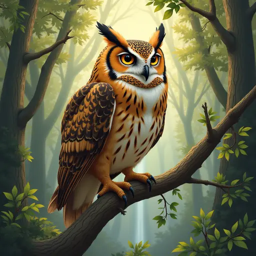 A Owl used for avatar