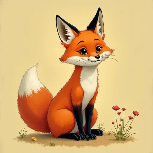 A Fox used for avatar