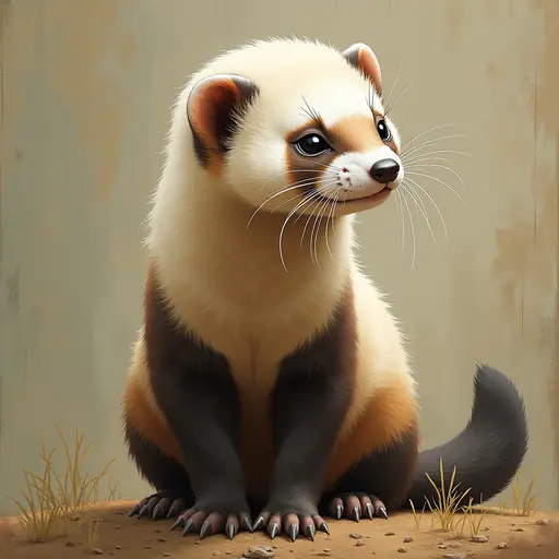 A Ferret used for avatar