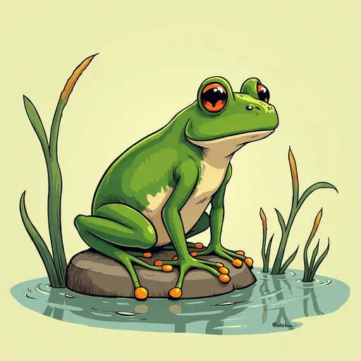 A Frog used for avatar