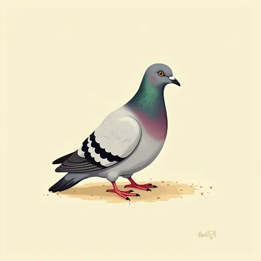 A Pigeon used for avatar