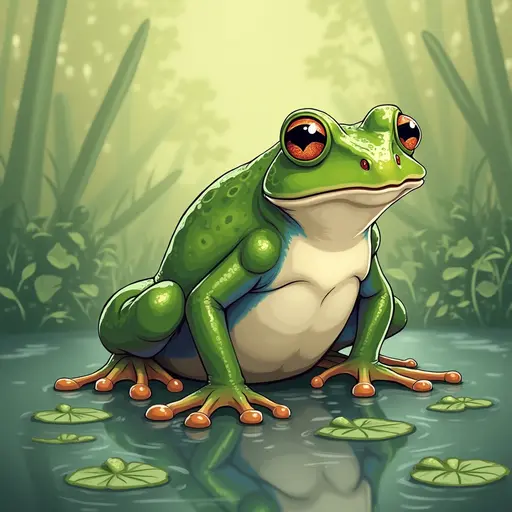 A Frog used for avatar