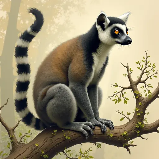 A Lemur used for avatar