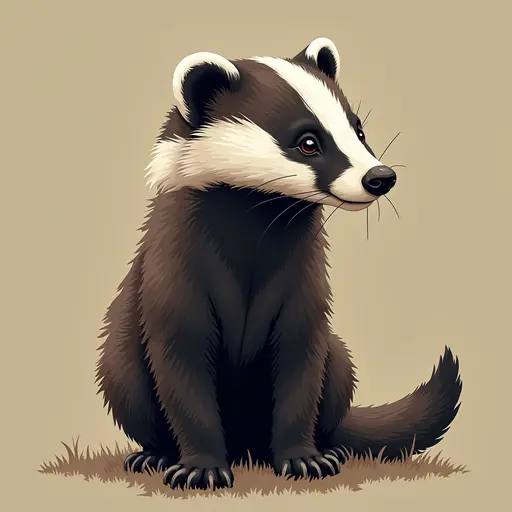 A Badger used for avatar