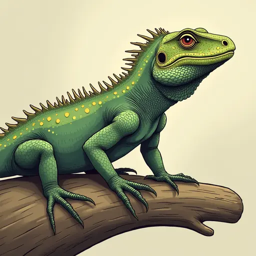 A Lizard used for avatar