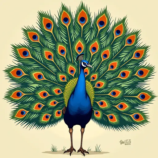 A Peacock used for avatar