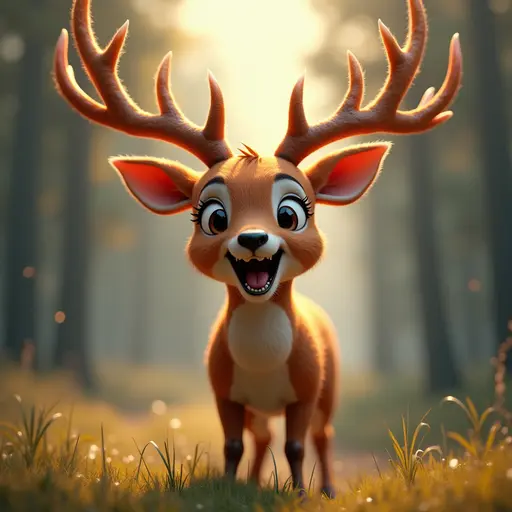 A Mischievous Deer