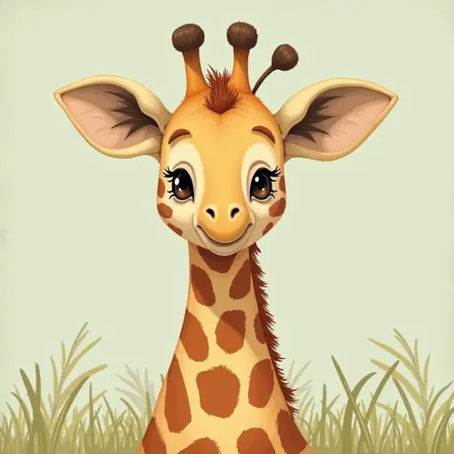 A Giraffe used for avatar