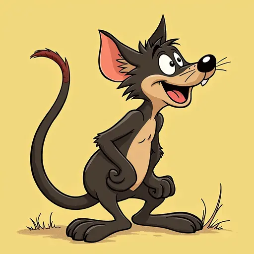 A Tasmanian Devil used for avatar