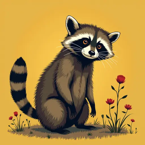 A Raccoon used for avatar