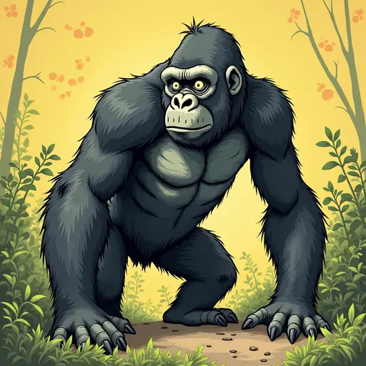 A Gorilla used for avatar