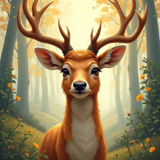 A Deer used for avatar